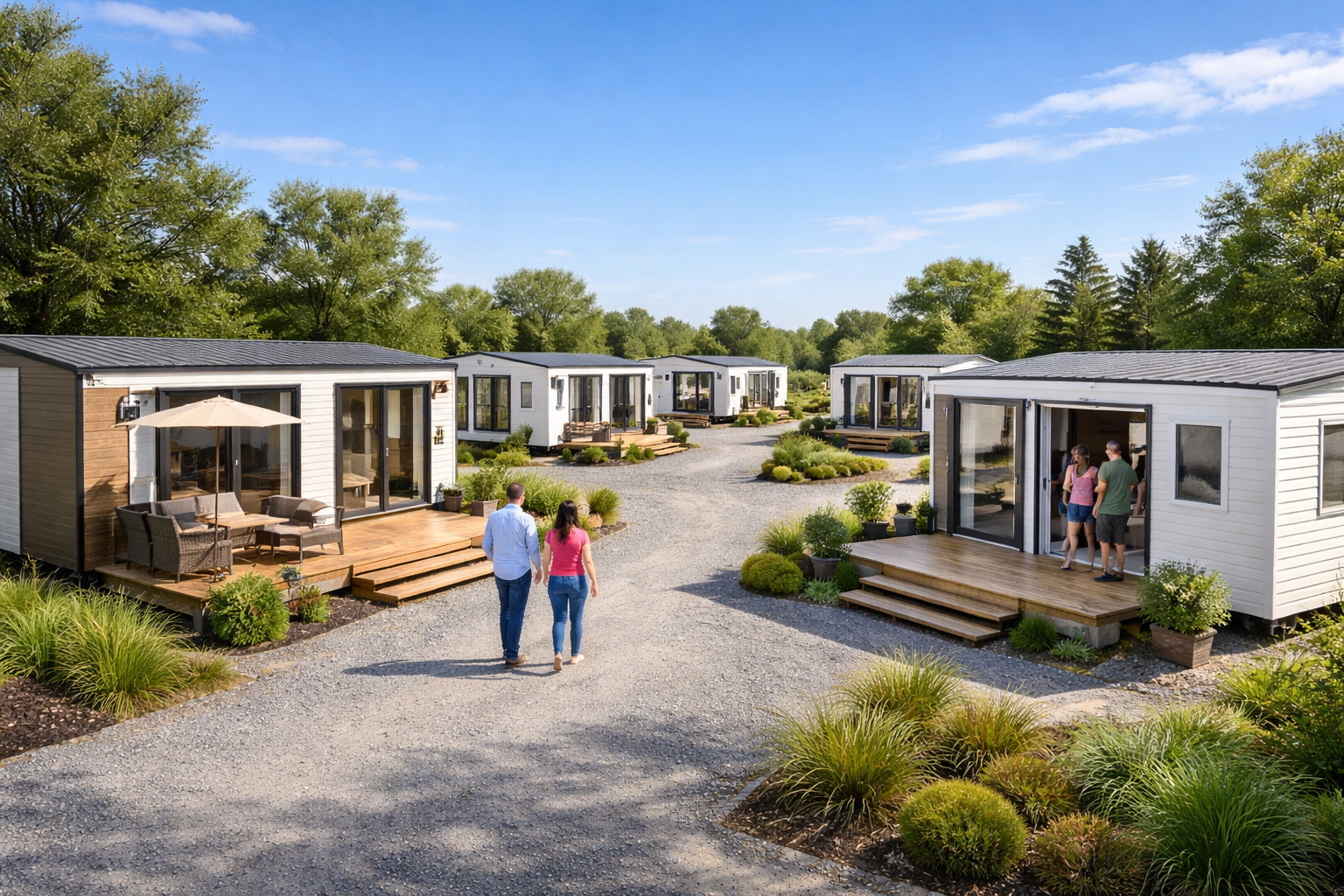 Dépôt-vente de mobil-homes et caravanes