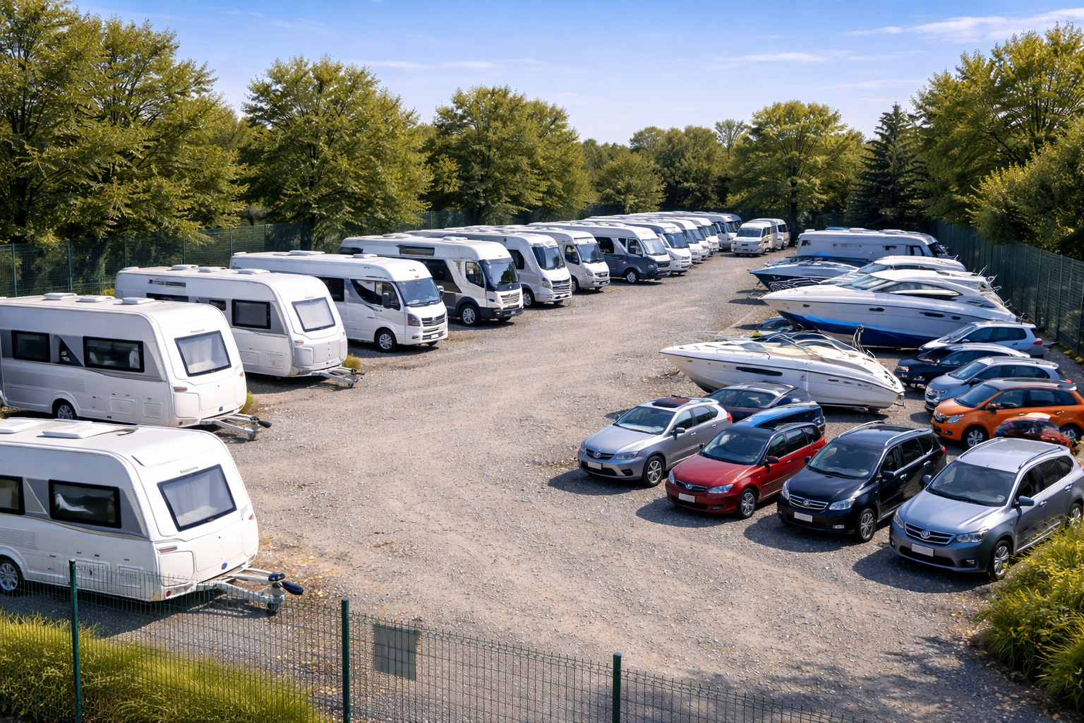 Gardiennage sécurisé mobil-homes, caravanes et camping-cars
